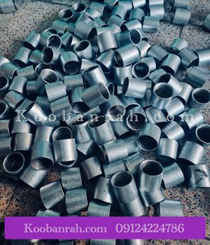 تصویر تعدادی بوشن جوشی فولادی تولید شده برای اتصالات لوله کشی صنعتی